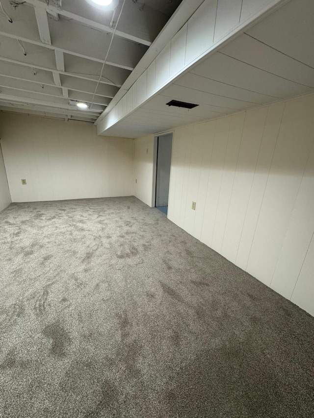 829 S Union St, Tecumseh, MI 49286 - finished basement featuring carpet flooring
