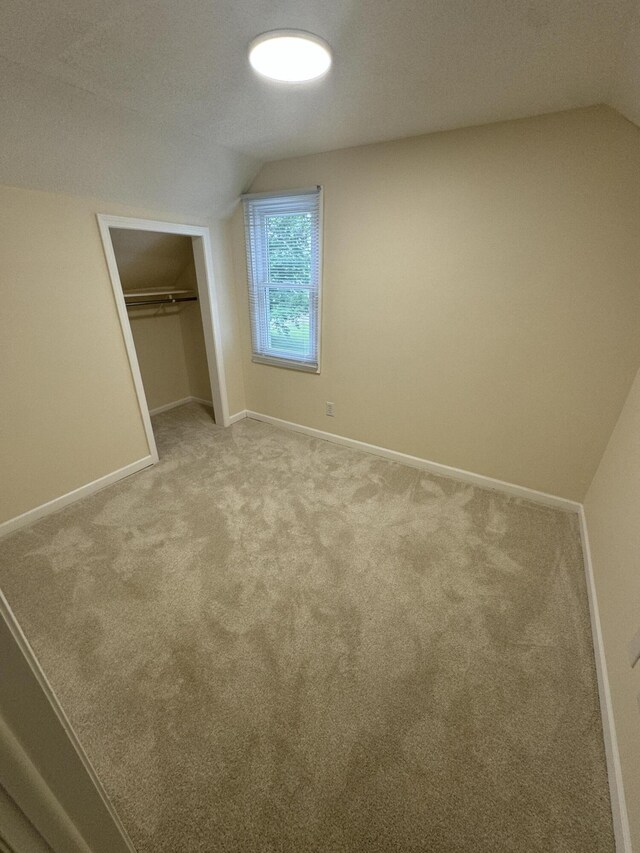 829 S Union St, Tecumseh, MI 49286 - bonus room with vaulted ceiling, carpet floors, and baseboards