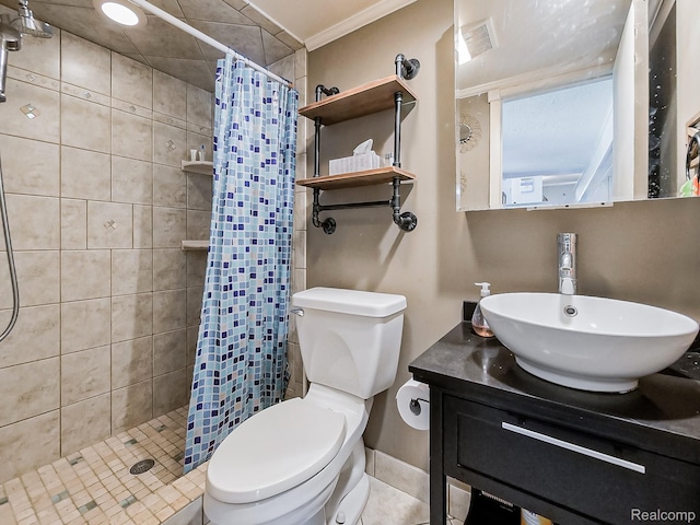 19394 Ingram Dr, Shelby Twp, MI 48038 - full bathroom featuring a stall shower and vanity