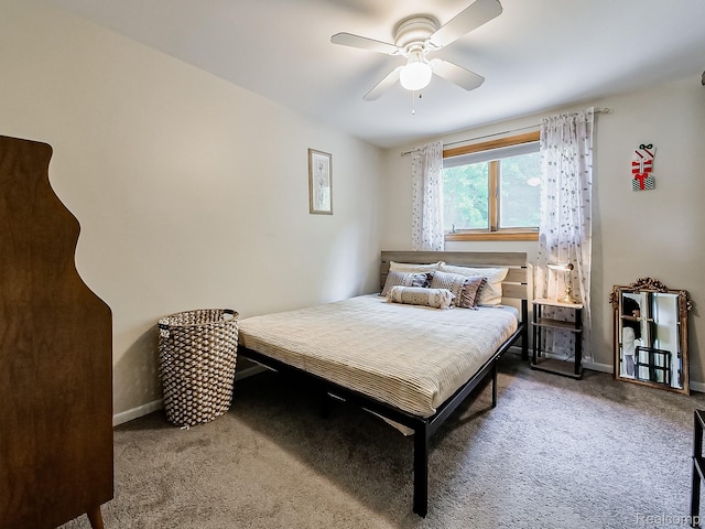 19394 Ingram Dr, Shelby Twp, MI 48038 - bedroom with carpet floors and ceiling fan