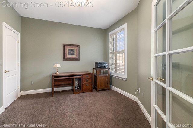50021 Ludwig Ct, Shelby Twp, MI 48317 - carpeted office featuring baseboards