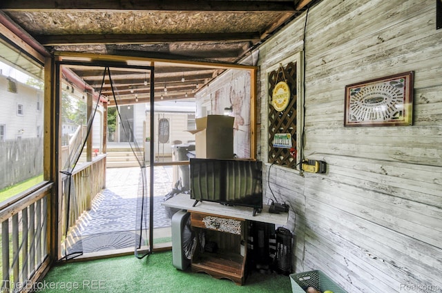 1329 Knight Ave, Flint, MI 48503 - view of sunroom / solarium