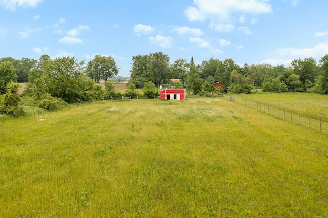 1820 E Rocky Weed Rd, Berrien Springs, MI 49103 - view of yard featuring a view of countryside