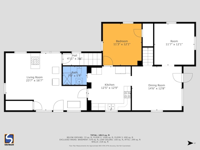 1820 E Rocky Weed Rd, Berrien Springs, MI 49103 - property floor plan