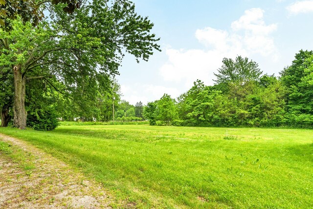 1820 E Rocky Weed Rd, Berrien Springs, MI 49103 - view of yard with a wooded view