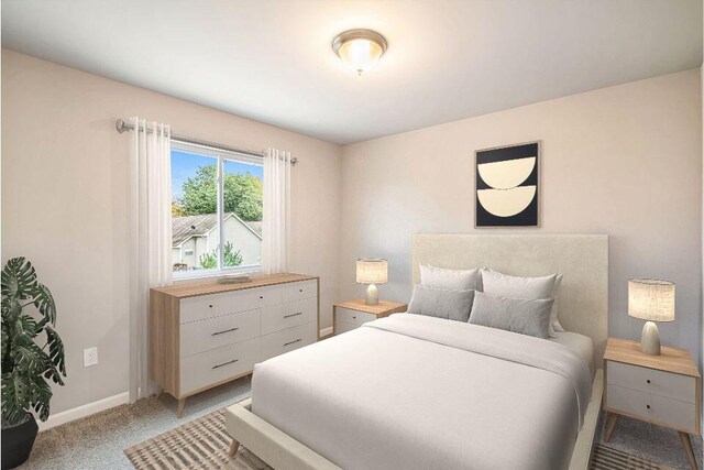 13678 Oasis Ave, Holland, MI 49424 - bedroom featuring light carpet and baseboards