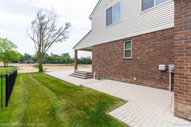 24738 Callaway Dr, Macomb, MI 48042 - view of yard with a patio