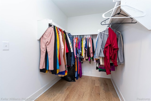 24738 Callaway Dr, Macomb, MI 48042 - spacious closet with wood finished floors