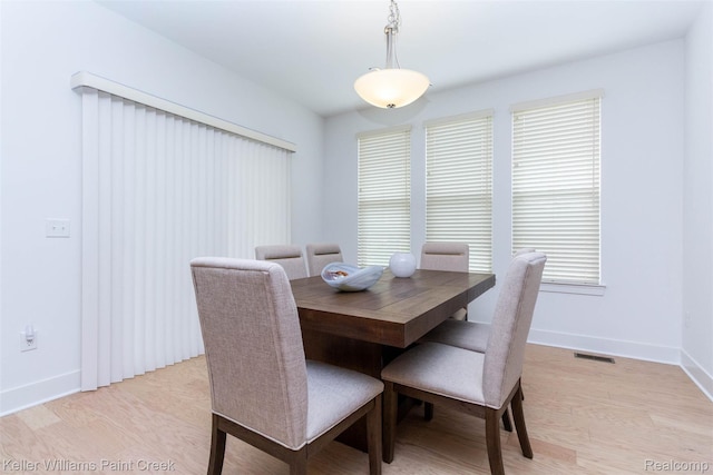 24738 Callaway Dr, Macomb, MI 48042 - dining area featuring baseboards and light wood-style floors