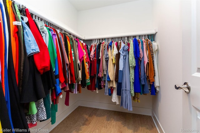 24738 Callaway Dr, Macomb, MI 48042 - spacious closet with wood finished floors