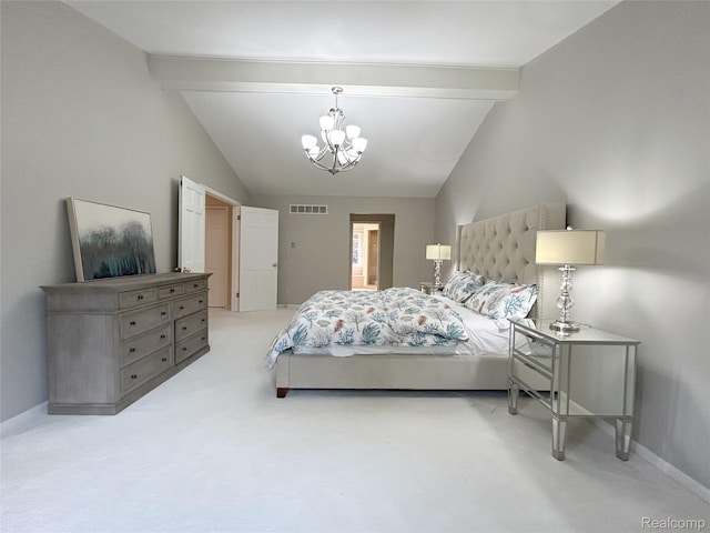 4567 Odette Ct, Troy, MI 48098 - carpeted bedroom featuring a chandelier and baseboards