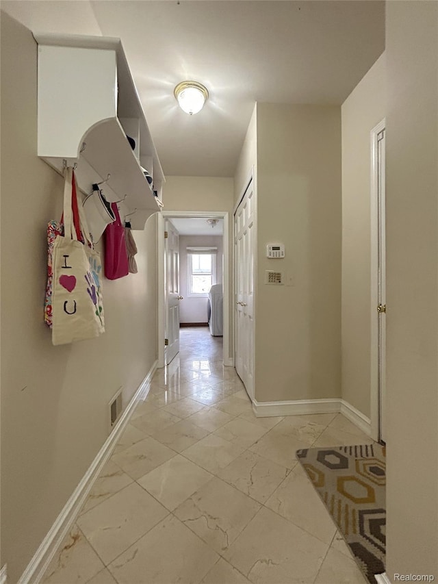 4567 Odette Ct, Troy, MI 48098 - hall with light marble finish flooring