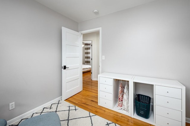 2534 Pamela Ave, Ann Arbor, MI 48103 - office area featuring light wood-style flooring and baseboards