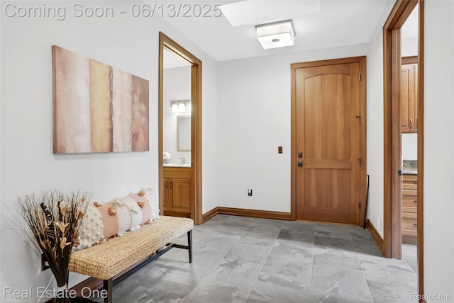 15349 Lakeside St, Plymouth, MI 48170 - entrance foyer with baseboards