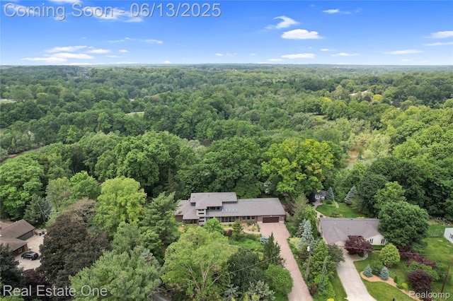 15349 Lakeside St, Plymouth, MI 48170 - drone / aerial view of a heavily wooded area