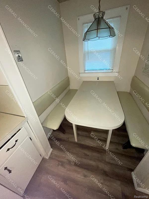 2307 Monteith St, Flint, MI 48504 - unfurnished dining area with wood finished floors