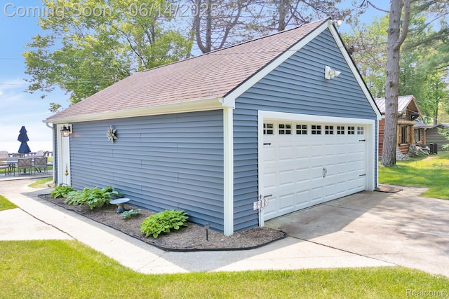 2968 Wolverine Rd, East Tawas, MI 48730 - view of detached garage