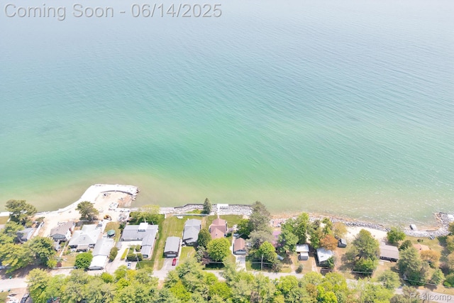 2968 Wolverine Rd, East Tawas, MI 48730 - view of property location with waterfront with a beach and nearby suburban area