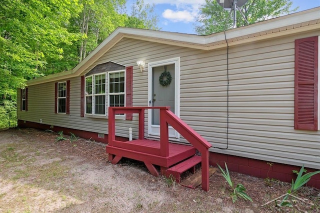 3251 W Dana Rd, Coleman, MI 48618 - view of front facade with crawl space