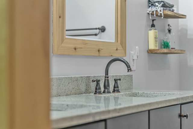 9725 Green Briar Rd, Lake Ann, MI 49650 - bathroom view of vanity