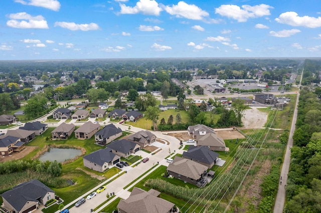 55135 Hanford Ct, Utica, MI 48316 - aerial perspective of suburban area with a large body of water