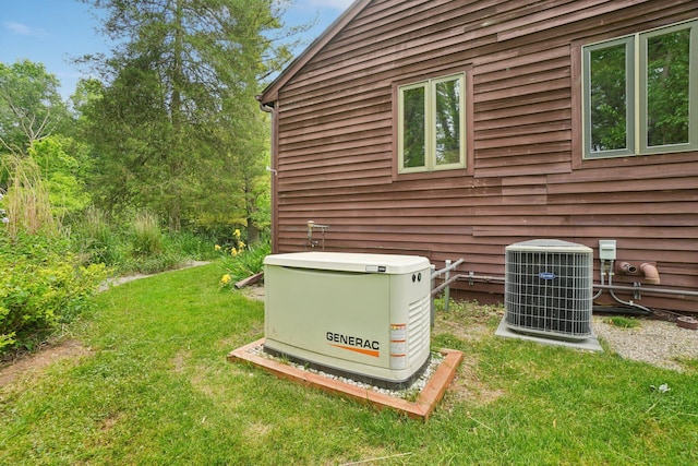 3377 Timberwood Ln, Ann Arbor, MI 48103 - exterior view of a power unit and cooling unit