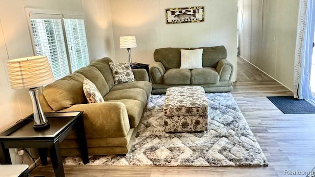 3840 Beech St, Burtchville, MI 48059 - living area featuring wood finished floors