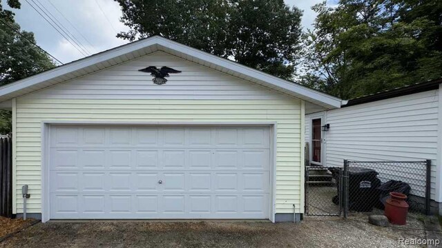 3840 Beech St, Burtchville, MI 48059 - view of detached garage