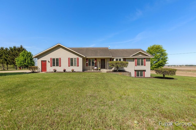 3882 40th St, Hamilton, MI 49419 - ranch-style house with a front lawn