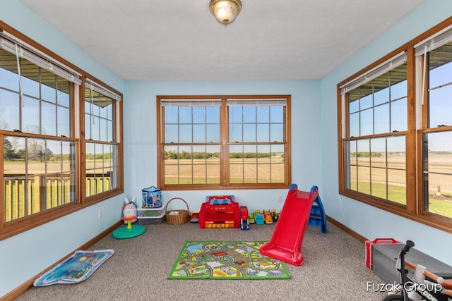 3882 40th St, Hamilton, MI 49419 - game room featuring carpet floors and baseboards
