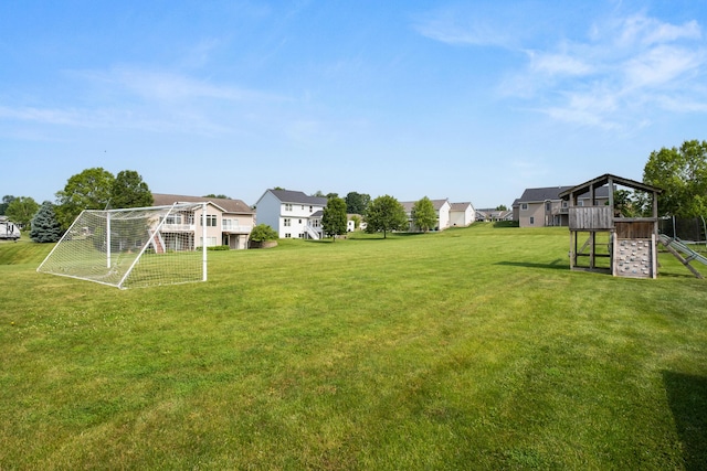 1754 Hightree Dr SW, Byron Center, MI 49315 - view of yard featuring an area for soccer and a residential view