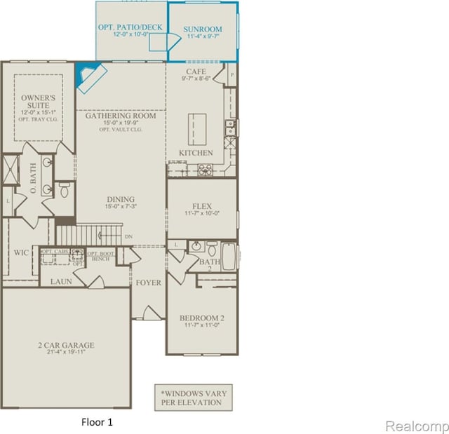 16136 Conifer Ln, Clinton Township, MI 48038 - view of property floor plan