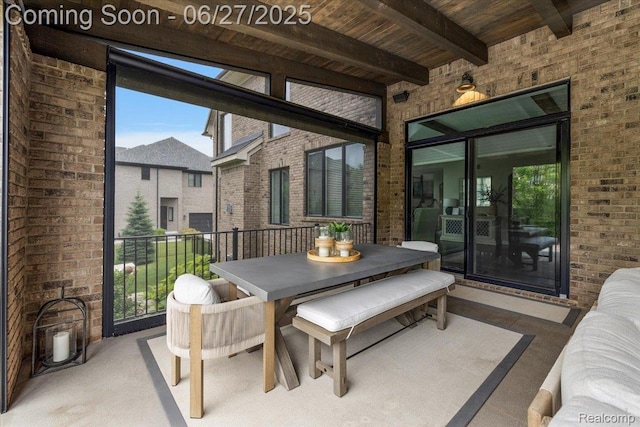 3610 Piccadilly Dr, Rochester Hills, MI 48309 - view of patio with outdoor dining space