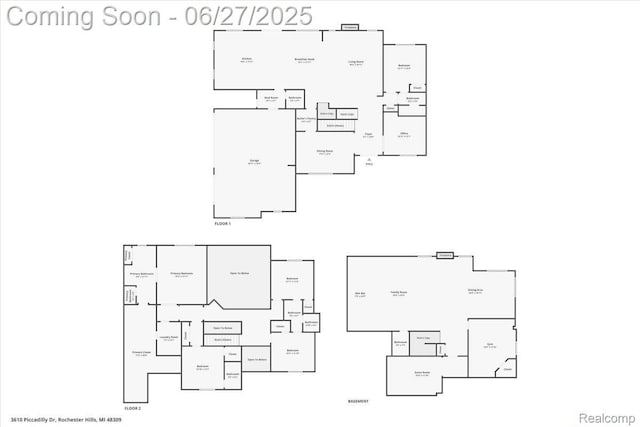 3610 Piccadilly Dr, Rochester Hills, MI 48309 - view of room layout