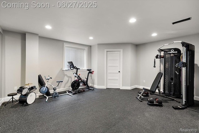 3610 Piccadilly Dr, Rochester Hills, MI 48309 - workout area with recessed lighting