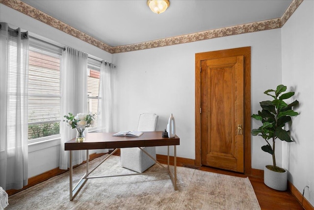 1122 Martin Luther King Jr St SE, Grand Rapids, MI 49507 - office space with wood finished floors and baseboards
