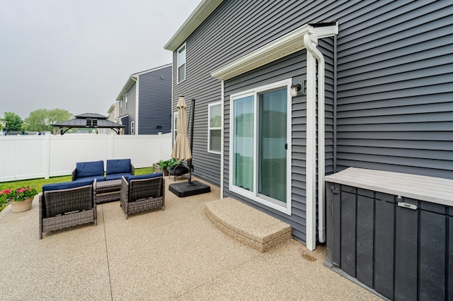 32822 Ravine St, New Haven, MI 48048 - view of patio / terrace with an outdoor living space