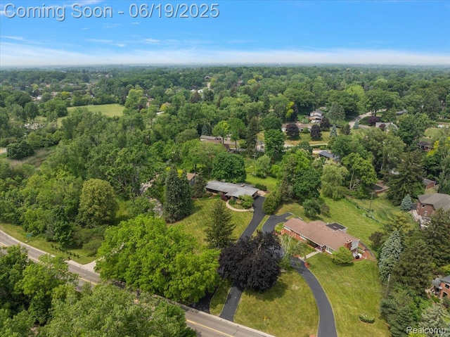 2732 Lone Pine Rd, West Bloomfield, MI 48323 - view of property location with a heavily wooded area
