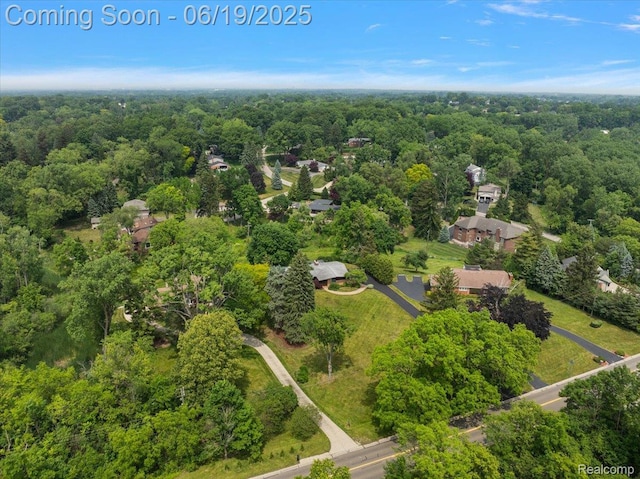 2732 Lone Pine Rd, West Bloomfield, MI 48323 - aerial view of a forest