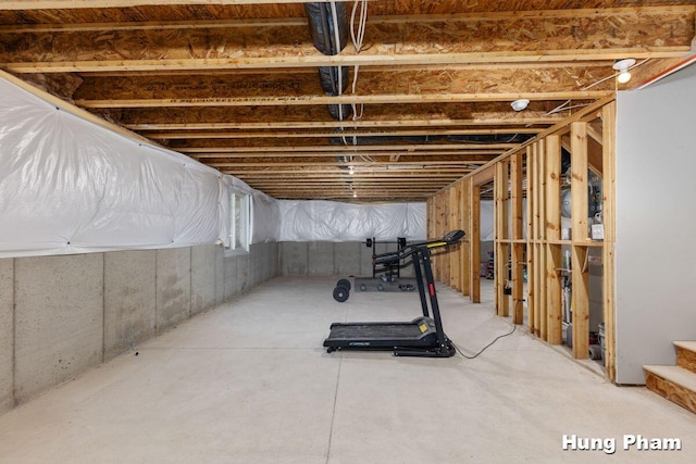 5764 Kiverton Ridge Dr SE, Grand Rapids, MI 49508 - unfinished basement with stairs