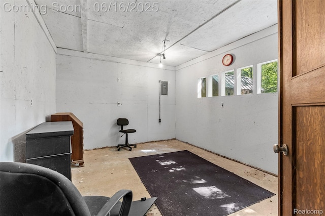 23385 Hunters Ln, Southfield, MI 48033 - workout area with electric panel