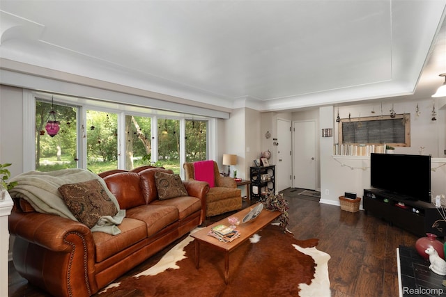 23385 Hunters Ln, Southfield, MI 48033 - living area with wood finished floors