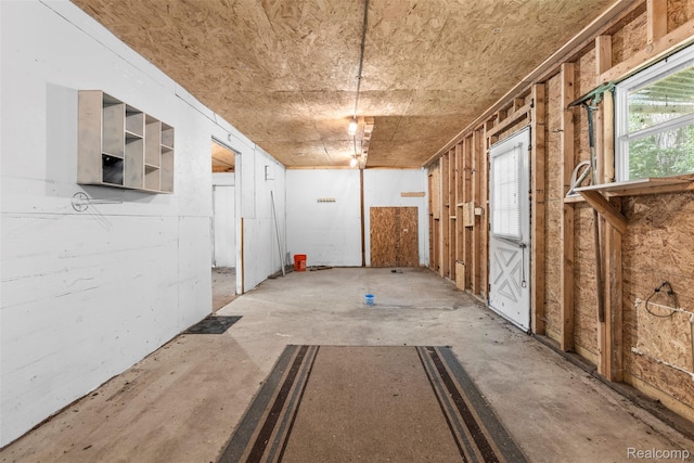 23385 Hunters Ln, Southfield, MI 48033 - miscellaneous room featuring unfinished concrete floors