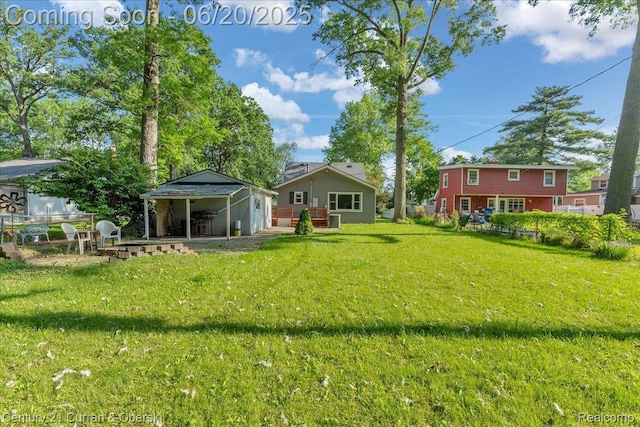 24121 Kraft Pl, Brownstown, MI 48174 - view of grassy yard