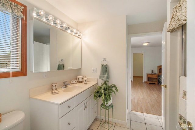 6443 Baldwin Rd, Swartz Creek, MI 48473 - bathroom featuring vanity and tile patterned floors