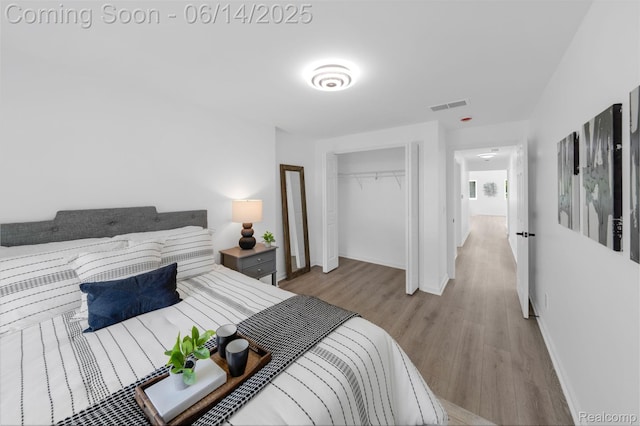 2694 Vendome Ave, Rochester Hills, MI 48309 - bedroom featuring light wood-style flooring and a closet