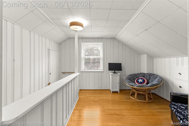 8904 Becker Ave, Allen Park, MI 48101 - bonus room featuring light wood-type flooring and vaulted ceiling