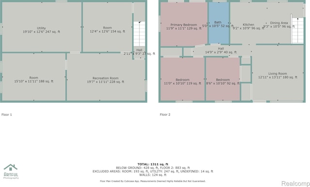 15356 Hampden St, Taylor, MI 48180 - view of property floor plan
