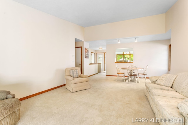 569 Appletree Dr, Holland, MI 49423 - living area with carpet and baseboards