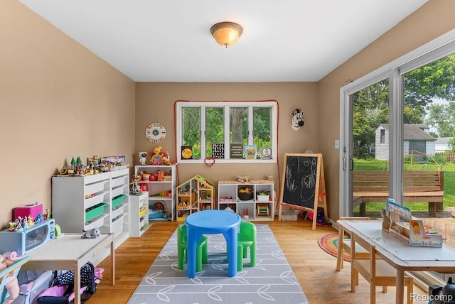 5445 Frankwill Ave, Clarkston, MI 48346 - recreation room featuring wood finished floors